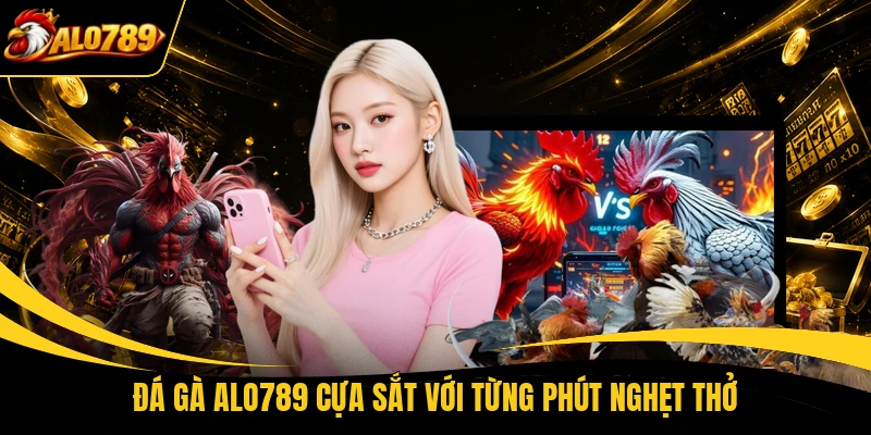 Đá gà ALO789 cựa sắt với từng phút nghẹt thở